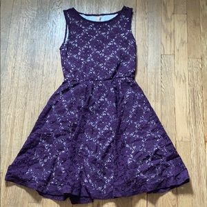 Women’s Purple Lace Dress